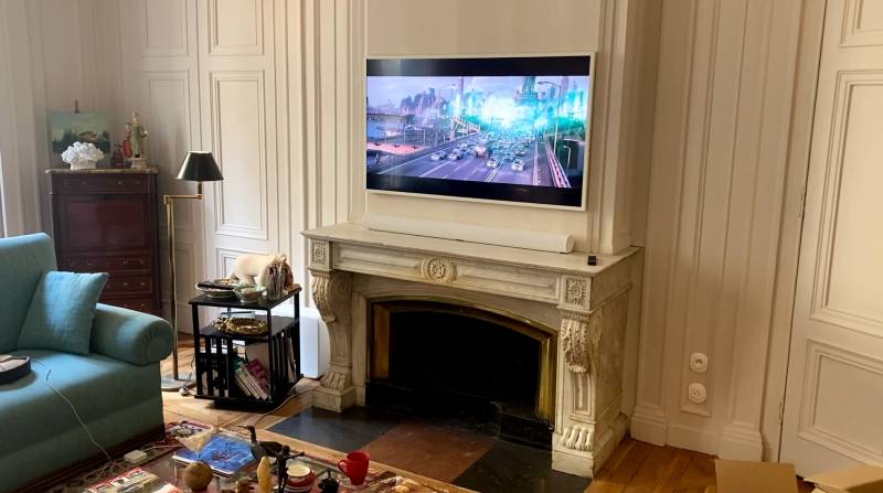 Installation d'un système Sonos et d'un téléviseur The Frame à Lyon 2e